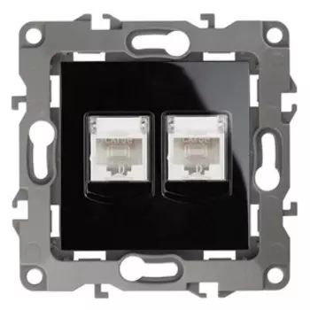 Розетка информационная 2XRJ45 ЭРА 12 12-3108-06 Б0014734