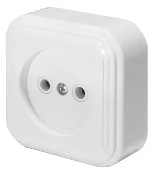 Розетка (белый) Stekker PST16-20-20 (RA 16-131-Б) 39687