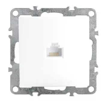 Розетка Ethernet RJ-45 (белый) Эрна Stekker PST00-9107-01 39314