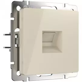 Розетка Ethernet RJ-45 (слоновая кость) Werkel WL03-RJ-45-ivory (a028896)