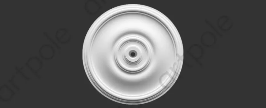 Розетка гладкая D1035x60 Artpole SRT24