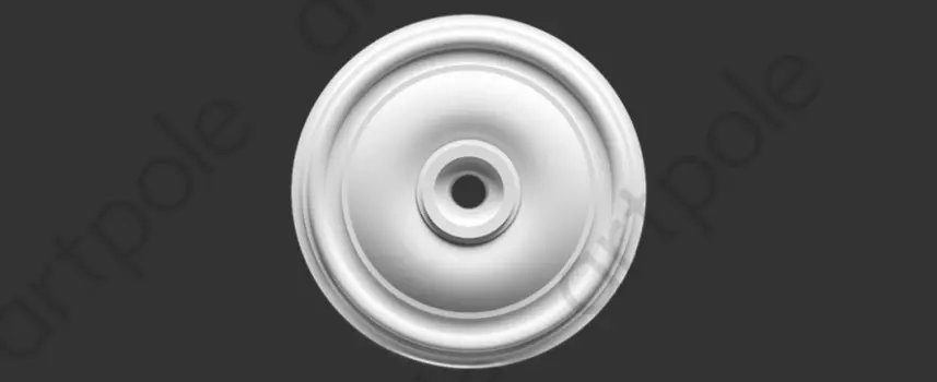 Розетка гладкая D310x31 Artpole SRT5