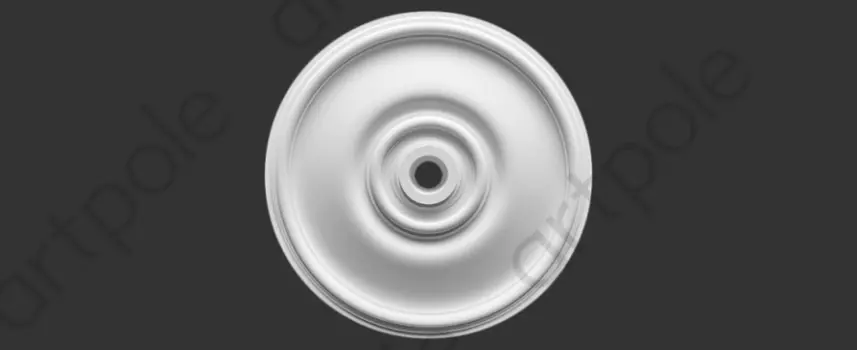 Розетка гладкая D344x35 Artpole SRT7