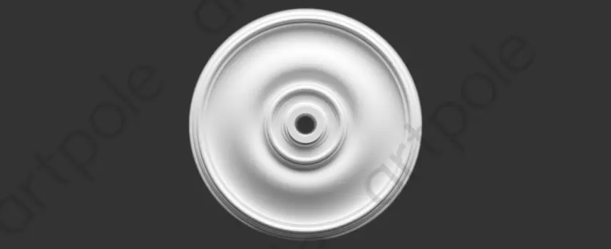 Розетка гладкая D700x70 Artpole SRT18