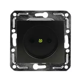 Розетка одноместная (черный) Volsten Magenta V01-14-R12-M (9998)