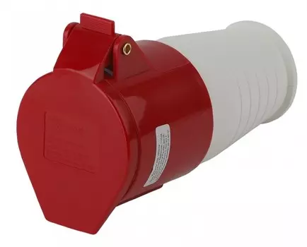 Розетка переносная 224 3Р+РЕ 32А 380В IP44 Эра Б0032865