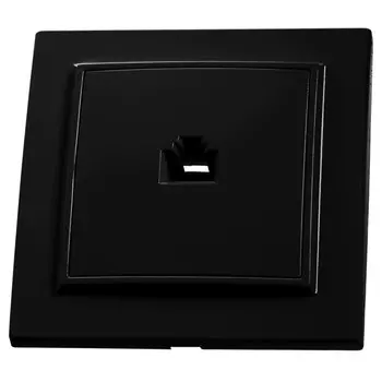 Розетка RJ-45 (черный) Stekker PST00-9007-03 39475