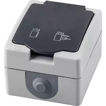 Розетка с крышкой с/з Stekker PST16-11-54 32755