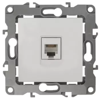 Розетка телефонная RJ11 ЭРА 12 12-3105-02 Б0014712