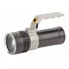 Ручной светодиодный фонарь-прожектор на аккумуляторе. Регулируемый фокус. Дальность луча - 250 м. ЭРА PA-804 (Б0039628)