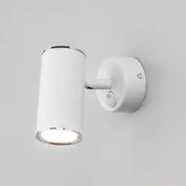 Rutero GU10 SW белый (MRL 1003) белый Настенный светодиодный светильник с поворотным плафоном и выключателем Elektrostandard Rutero GU10 SW a043981