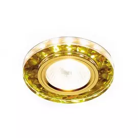 Встраиваемый светильник с LED подсветкой Ambrella light Compo LED S225 WH/G/WH