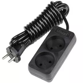 S-CD2-3 Удлинитель 2гн х 3м б/з Uniel Standard (UL-00003603)