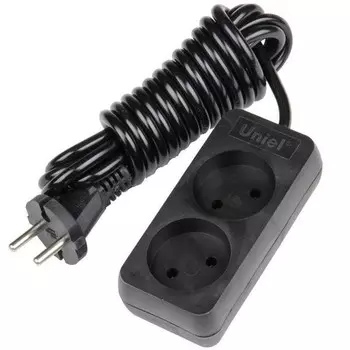 S-CD2-3 Удлинитель 2гн х 3м б/з Uniel Standard (UL-00003603)