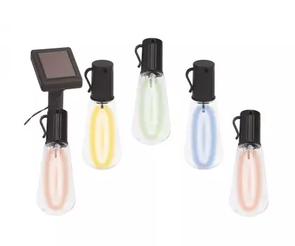 Садовая гирлянда. 10 подсвечиваемых светодиодами лампочек ЭРА ERAGS012-04 Б0038504