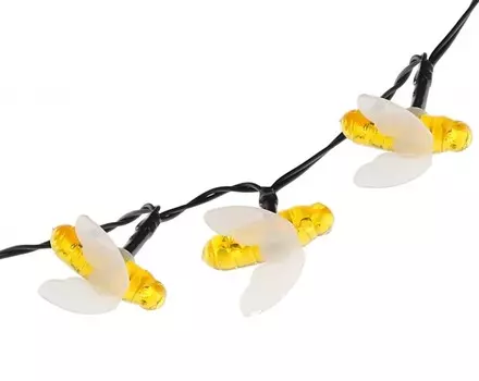 Садовая гирлянда Пчелки на солнечной батарее, 5,8 м Эра ERASG024-03 (Б0044218)