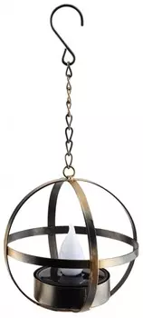 Садовый подвесной светильник на цепи на солнечной батарее Эра ERASFM-02 (Б0044846)