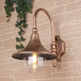 Saga D черное золото (GL 1020D) Уличный настенный светильник Elektrostandard (a039865)