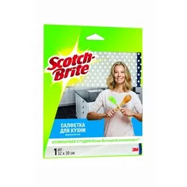Салфетка микроволоконная для кухни Scotch-Brite 1 шт. Б0004306 (7000039530)