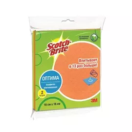 Салфетки впитывающие Оптима Scotch-Brite 2 шт. Б0026904 (7100073339)