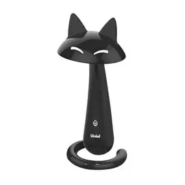 Сенсорная настольная лампа с диммером Кошка Uniel TLD-532 Black/LED/360Lm/4500K/Dimmer (UL-00001460)