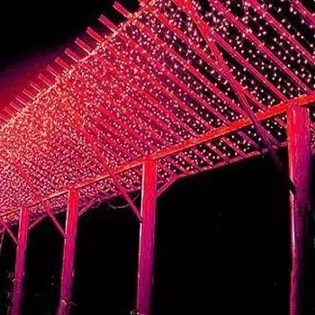 Сетка LED красная 2,5х2м с контроллером красная Uniel 7940 (ULD-N2520-240-DTA)