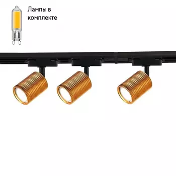 Шинные системы с Led лампочками в комплекте Favourite 4020-3U+Lamps