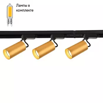 Шинные системы с Led лампочками в комплекте Favourite 4019-3U+Lamps