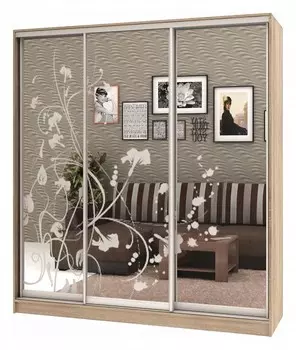 Шкаф-купе Стандарт Песок 3 Баронс 1038