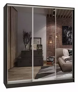 Шкаф-купе Стандарт Зеркало 3 Баронс 1014