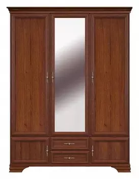 Шкаф платяной Кентаки S132-SZF5D2S BlackRedWhite 00008055, S132-SZF5D2S