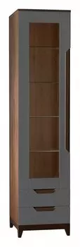 Шкаф-витрина Сканди R-Home 2779, 4009260H_Грей