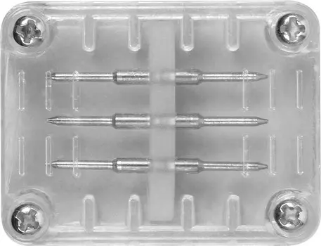 50шт. Соединитель для квадр. дюралайта LED-F3W, пластик LD126 Feron 26104