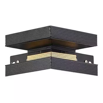 Соединитель для встраиваемого магнитного шинопровода Magic Track Donolux Outter corner DLM01/Black