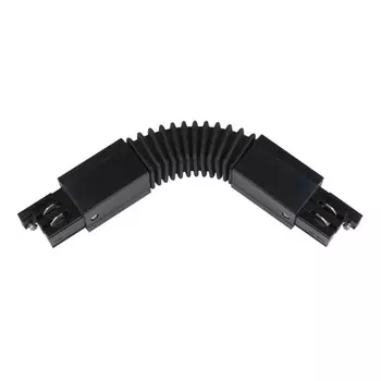 Соединитель гибкий для трехфазного шинопровода Uniel UBX-A24 BLACK 1 POLYBAG (09772)