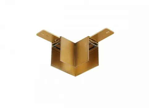 Соединитель L-образный для накладного магнитного шинопровода Magic track Donolux L corner DLM/Black Bronze