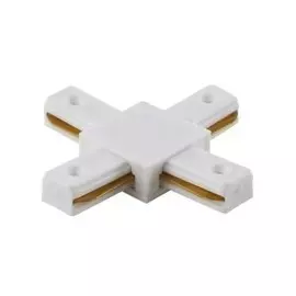 Соединитель X-образный для однофазного шинопровода CLT 0.211 Crystal Lux CLT 0.211 04 WH
