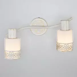 Спот 20025/2 белый с золотом