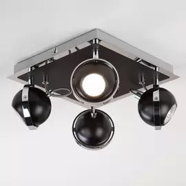 Спот 20056/4 черный ЕВРОСВЕТ