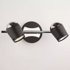 Спот 20057/2 хром/черный ЕВРОСВЕТ