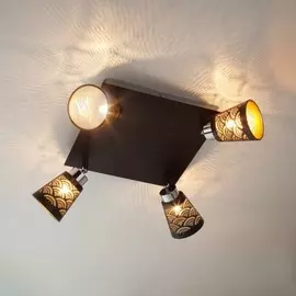 Спот 20061/4 черный ЕВРОСВЕТ