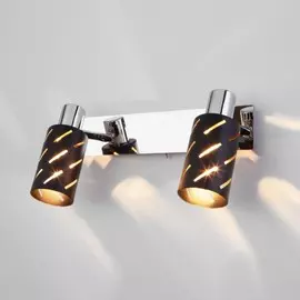 Спот Eurosvet Fente 20090/2 черный/хром (a050199)