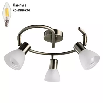 Спот с лампочками Arte lamp A5062PL-3AB+Lamps