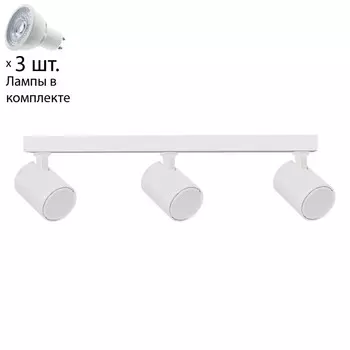 Спот с лампочками CRYSTAL LUX CLT 017CW3 L450 WH+Lamps
