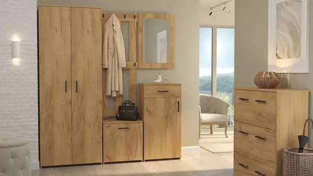 Стенка для прихожей Агата Компасс-мебель