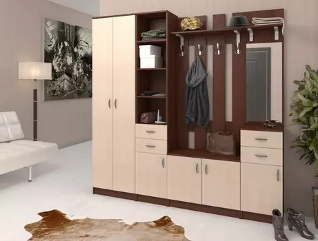 Стенка для прихожей Горизонт Баронс 749