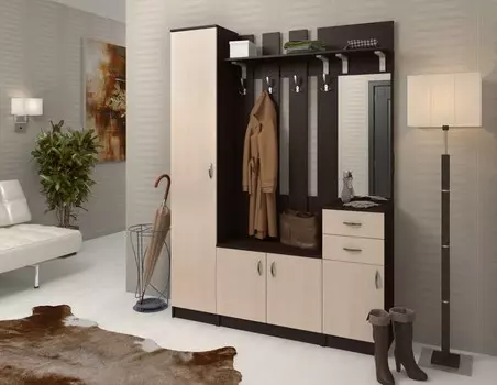 Стенка для прихожей Горизонт Баронс 751