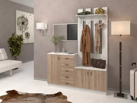 Стенка для прихожей Горизонт Баронс 756