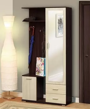 Стенка для прихожей Кармен-1 Олимп-мебель ML 6766, Кармен - 1 шкаф комбинированный, П00025978