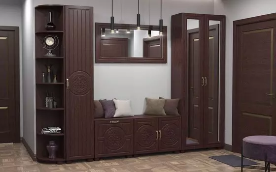 Стенка для прихожей Монблан Компасс-мебель